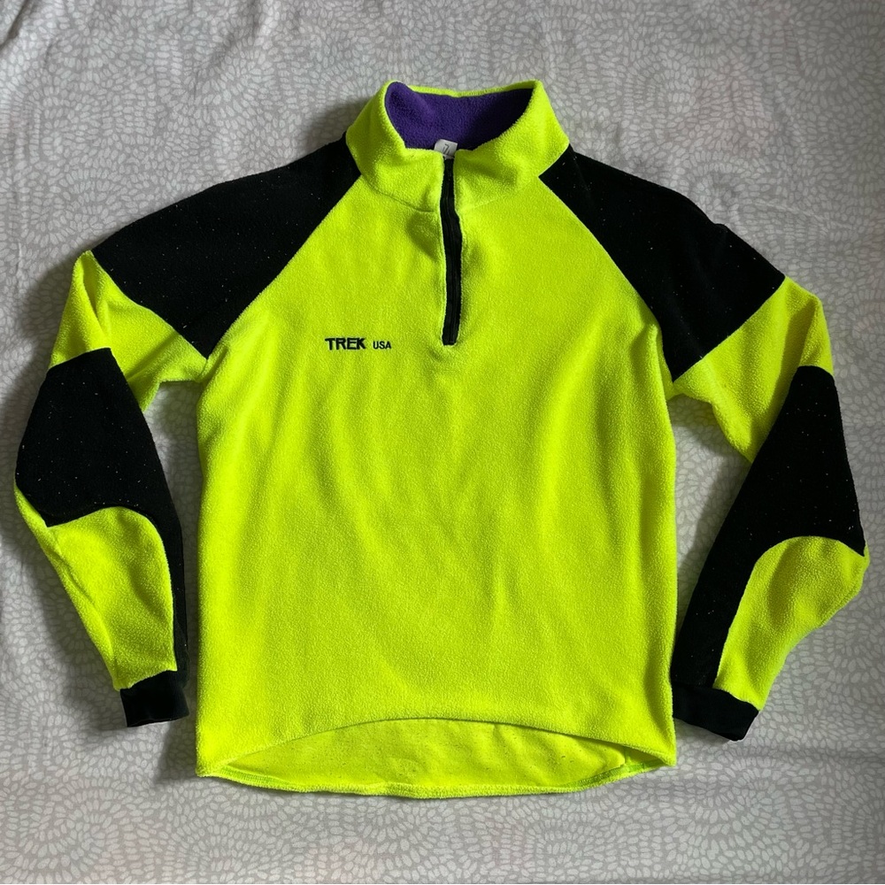 Vintage Trek Cycling Sweater Mens Large